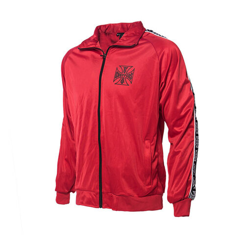 West Coast Choppers OG Tracksuit Jacket | Red | Choose Size