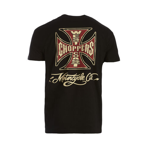 West Coast Choppers Motorrad Co. T-Shirt | Schwarz | Größe Auswählen