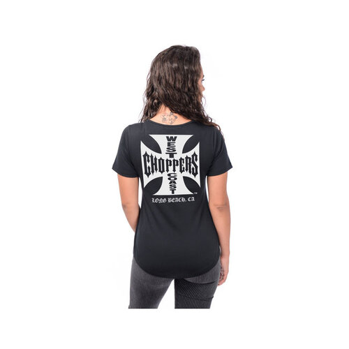 West Coast Choppers T-Shirt Addo Pour Dames | Noir | Choisir La Taille