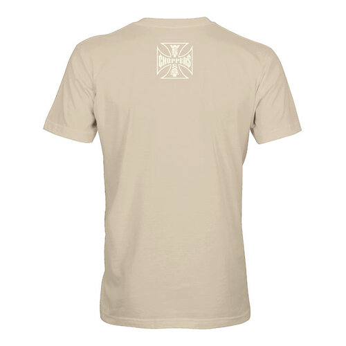 West Coast Choppers Motorcycle Co. T-Shirt | Beige | Kies De Maat