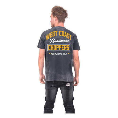 West Coast Choppers Handgemachtes Choppers T-Shirt | Vintage Blau | Größe Auswählen