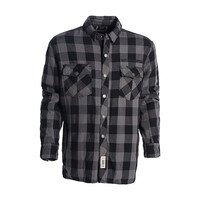Chemise En Flanelle D'Équitation Dominator Ce Appr. | Gris/Noir | Choisir La Taille