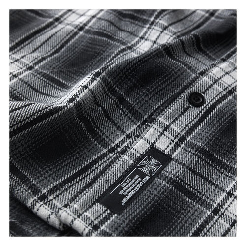 West Coast Choppers Riser Shirt | White/Grey | Choose Size