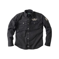 Chemise de moto forgée | Noire | Choisissez votre taille