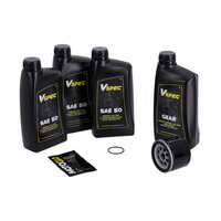 Big Oil Service Kit | Mineral SAE50 | 1980-1984 XL Sportster (NU) | Chrome Filter Or Black Filter