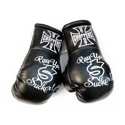 West Coast Choppers Mini-Boxhandschuhe Pay Up Sucker | Schwarz