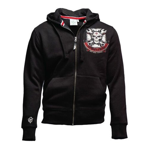West Coast Choppers Sweat À Capuche Zippé Mécanique | Noir | Choisir La Taille