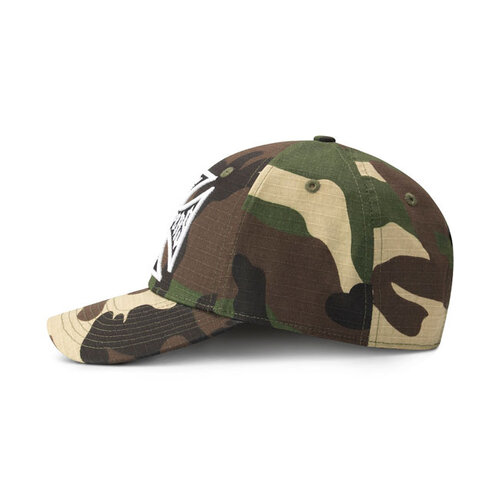 West Coast Choppers OG Cross Ripstop Roundbill Hat Woodland | Camouflage