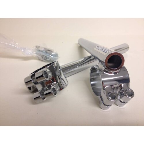 Fehling 22MM (7/8") Demi-guidons chromés Café Racer avec Tüv