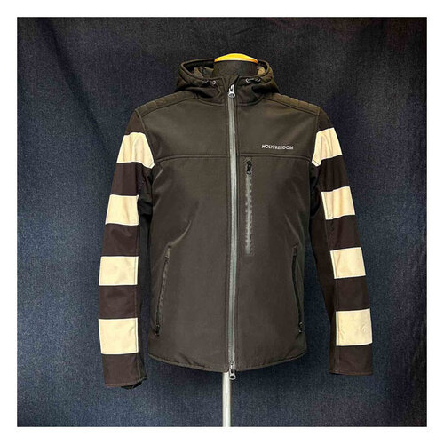 Holy Freedom Veste Softshell Prison | Blanc/Noir | Choisissez La Taille