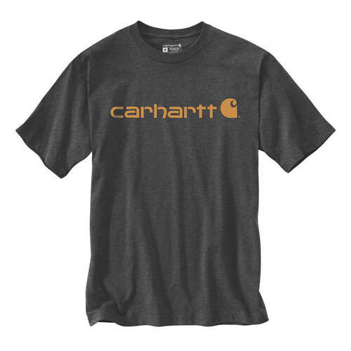Carhartt T-Shirt Met Kernlogo S/S | Koolstofheide | Kies Maat