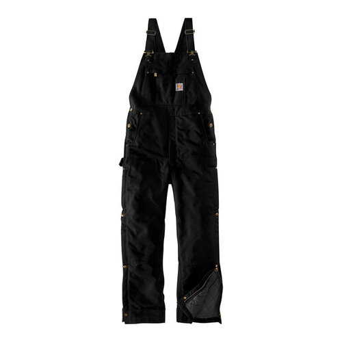 Carhartt Salopette Isolée En Canard | Noir | Choisissez La Taille
