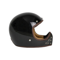 Le Casque Rock | Noir Brillant | Choisissez La Taille
