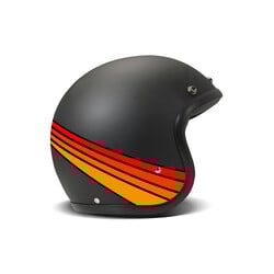 Casque Rétro | Feu | Choisissez La Taille