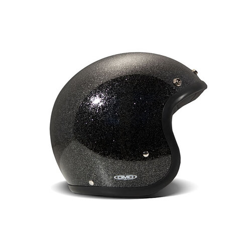 DMD Retro Helmet | Glitter Black | Kies Maat