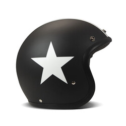 Retro Helmet | Star Matte Black | Choose size