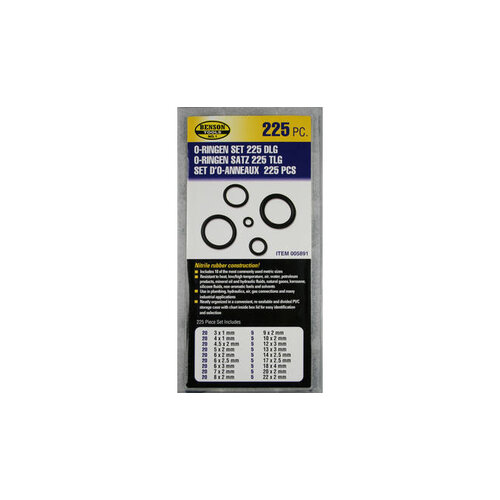 Benson Tools O-ringset 225 stuks