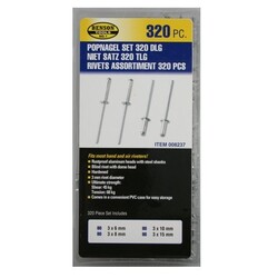 Ensemble de rivets pop 320 pièces