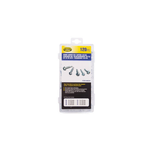 Benson Tools Screw Selection Self-Tapping 120 Pieces