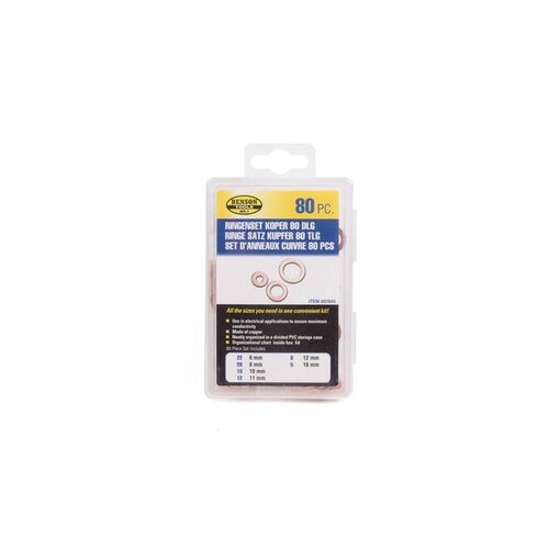 Benson Tools Ringenset koper 80 stuks