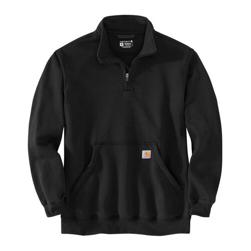 Carhartt Sweatshirt Met Kwartrits | Zwart | Kies Maat