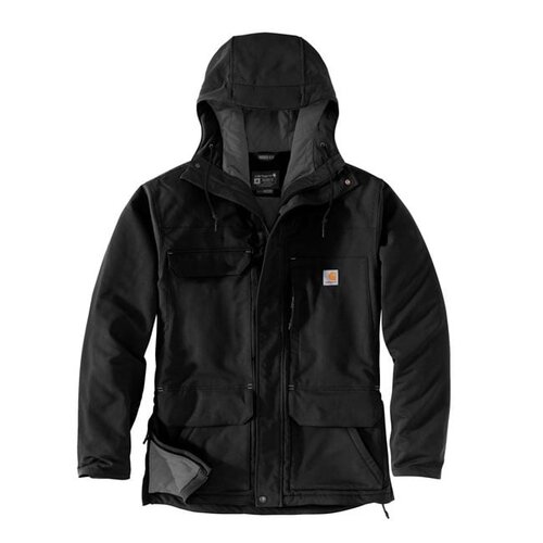 Carhartt Manteau De Corvée Collé Super Dux | Noir | Choisissez La Taille