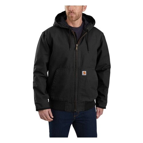Carhartt Gewassen Eend Geïsoleerde Actieve Jassen | Zwart | Kies Maat