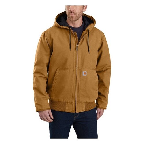 Carhartt Isolierte Active-Jacken Mit Gewaschener Ente | Braun | Wählen Sie Größe