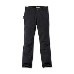 Work Pants Stretch | Duck Double Front Black