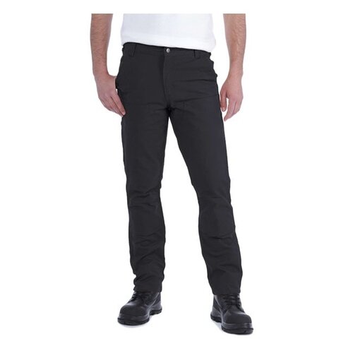 Carhartt Arbeitshose Stretch | Duck Double Front Schwarz | Wählen Sie Größe