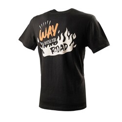 Weg T-Shirt | Zwart