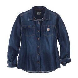 Midweight Women Shirt | Denim