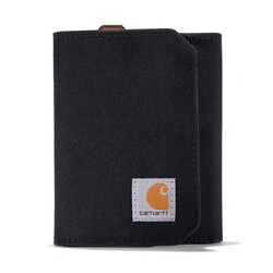 Nylon Duck Trifold Portemonnaie Schwarz