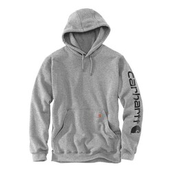 Hoodie Met Logo Op De Mouw | Grijs/Zwart