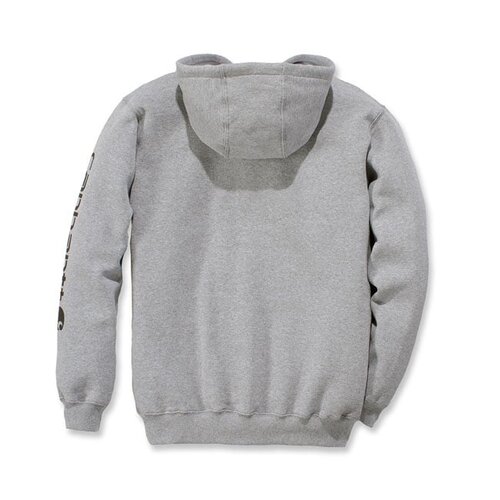 Carhartt Sweat À Capuche Avec Logo Sur La Manche | Gris/Noir | Choisissez La Taille