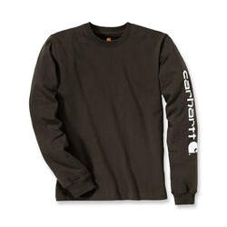 Ärmel-Logo-Longsleeves | Torf | Wählen Sie Größe