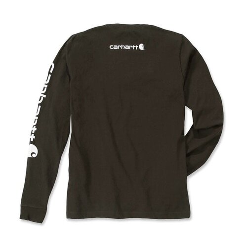 Carhartt Ärmel-Logo-Longsleeves | Torf | Wählen Sie Größe