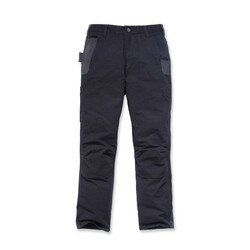 Pantalon Double Devant En Acier | Noir