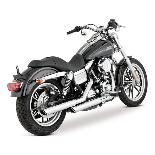 Vance & Hines Silencieux PCX À Enfiler Twin Slash De 3 Pouces | Softail : 07-17 FLSTF Fat Boy ; 10-17 FLFSTFB Fat Boy Lo