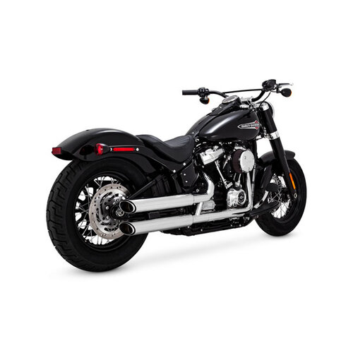 Vance & Hines Silencieux PCX À Enfiler Twin Slash De 3 Pouces | Softail : 07-17 FLSTF Fat Boy ; 10-17 FLFSTFB Fat Boy Lo