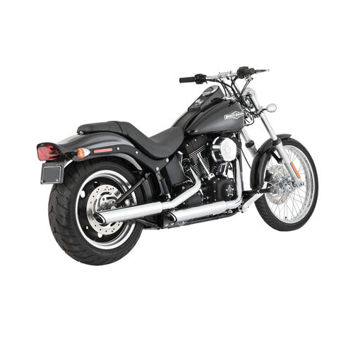 Vance & Hines Silencieux PCX À Enfiler Twin Slash De 3 Pouces | Softail : 07-17 FLSTF Fat Boy ; 10-17 FLFSTFB Fat Boy Lo
