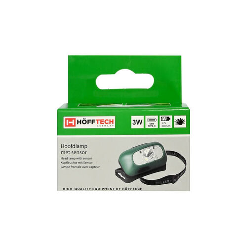 Benson Tools Hoofdlamp met sensor + oplaadbaar
