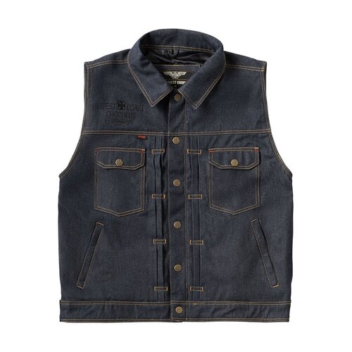13 ½  Gilet d'équitation en denim WCC x 13 1/2 Dominator RAW