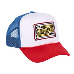 It's a Chopper Baby Trucker Pet Blauw/Rood/Wit