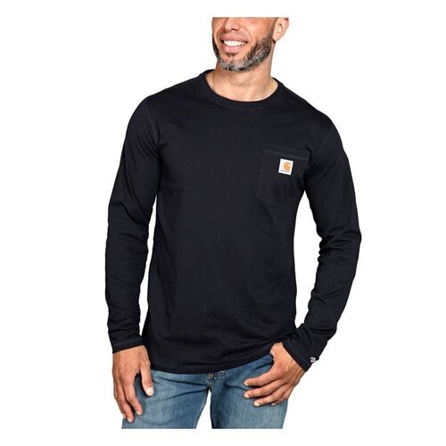 Carhartt Force Flex Pocket T-Shirt L/S | Black | Choose Size