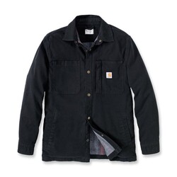 Fleece Lined Denim Shirt | Jac Black