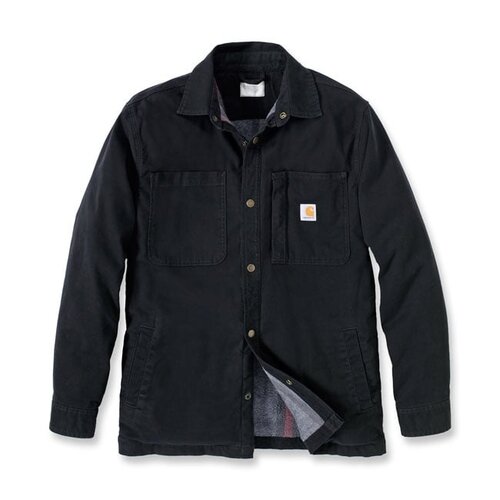 Carhartt Chemise En Denim Doublée De Polaire | Jac Noir | Choisissez La Taille
