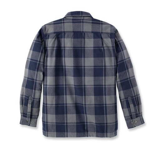 Carhartt Flanel Overhemd Met Sherpavoering | Marine | Kies Maat