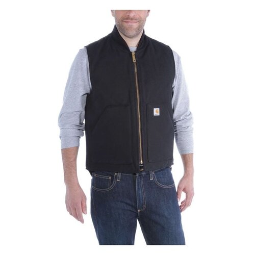 Carhartt Duck Vest Arctic Quilt Lined | Black | Choose Size