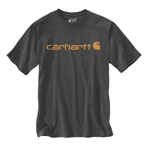 Carhartt Core Logo T-Shirt S/S | Kohlenstoffheide | Wählen Sie Größe